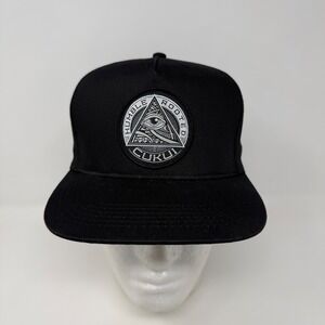 Cukui Humble Rooted All Seeing Eye Snapback Hat Black Embroidered Pyramid‎ Cap